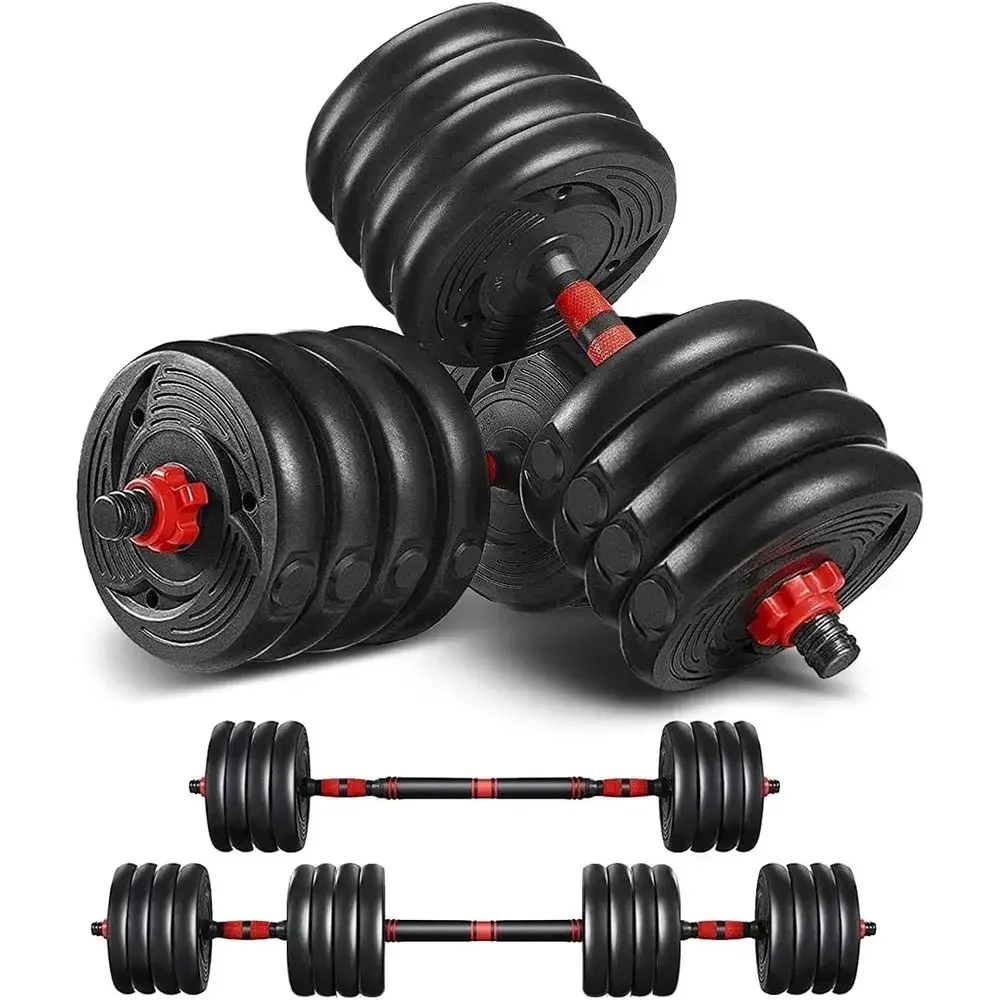 Home Gym Dumbbell Set - 88-110 Lbs Adjustable Dumbbells Set with
