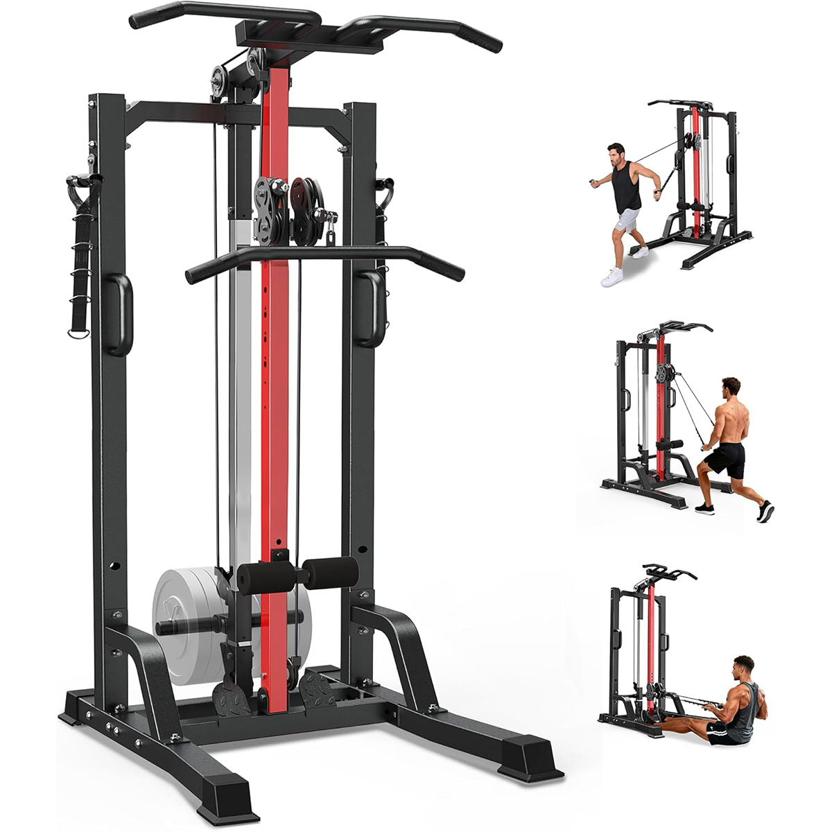 Leg Home Gym Workout - Pooboo Home Gym Machine - High/Low