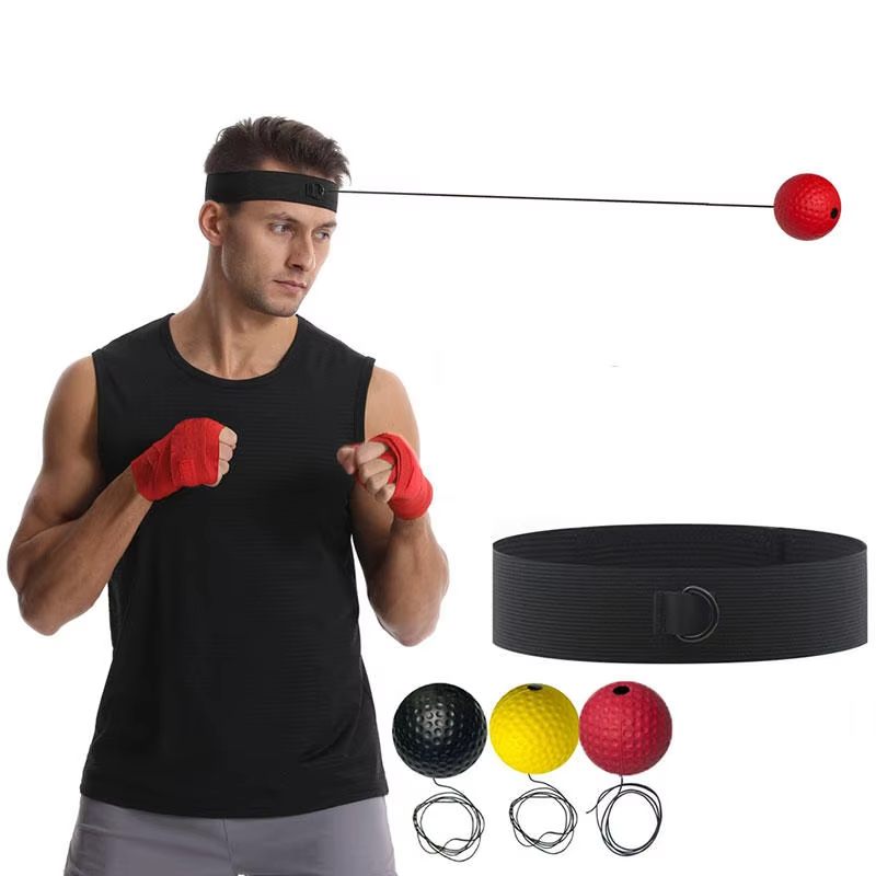 Speed Bag Boxing - Elastic Headband and Black Light Ball