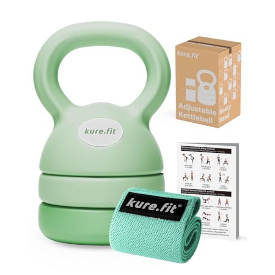 Leg Home Gym Workout - Adjustable Kettlebell for Home Gym Use