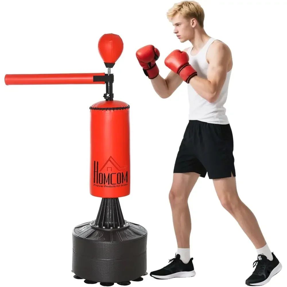 Speed Bag Boxing - Adjustable Height Heavy Bag with Speed