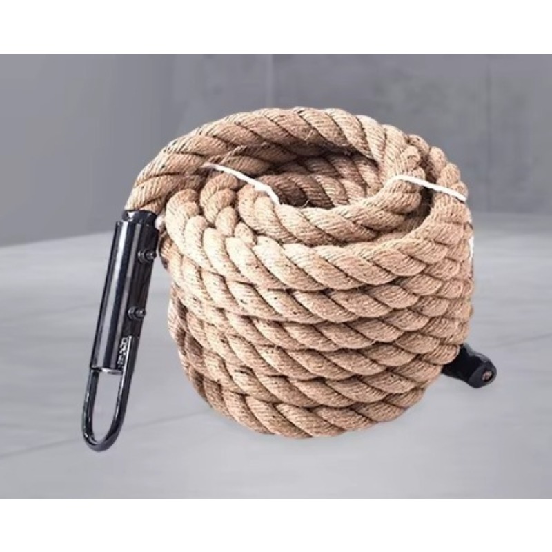 Leg Home Gym Workout - 9m Battle Rope with Stable Mounting