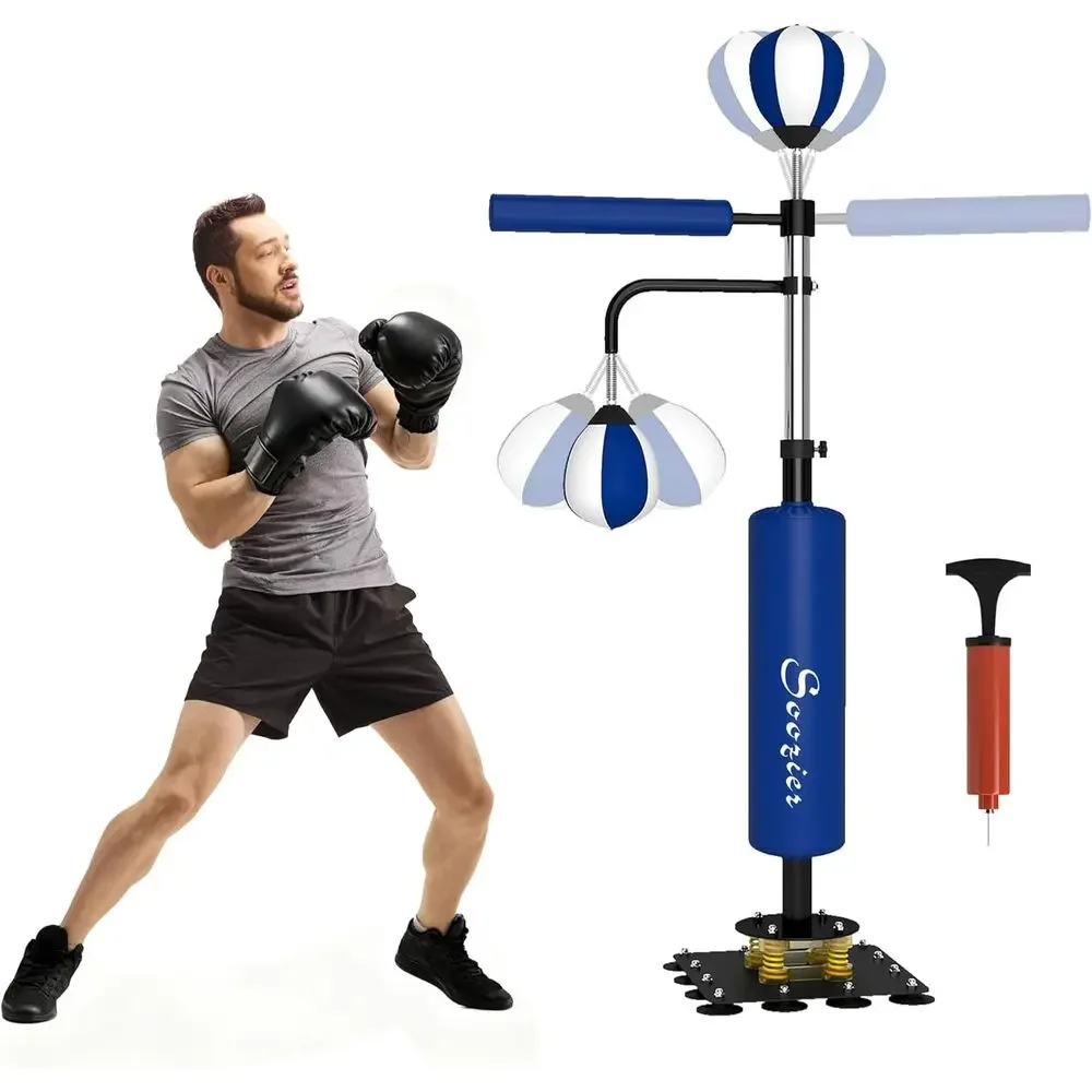 Speed Bag Boxing - Adjustable Height Boxing Bag Stand with