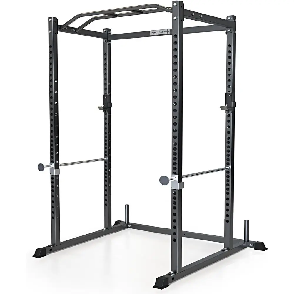 Home Gym Lat Pulldown - Multi-Function Squat Rack with Solid Safety