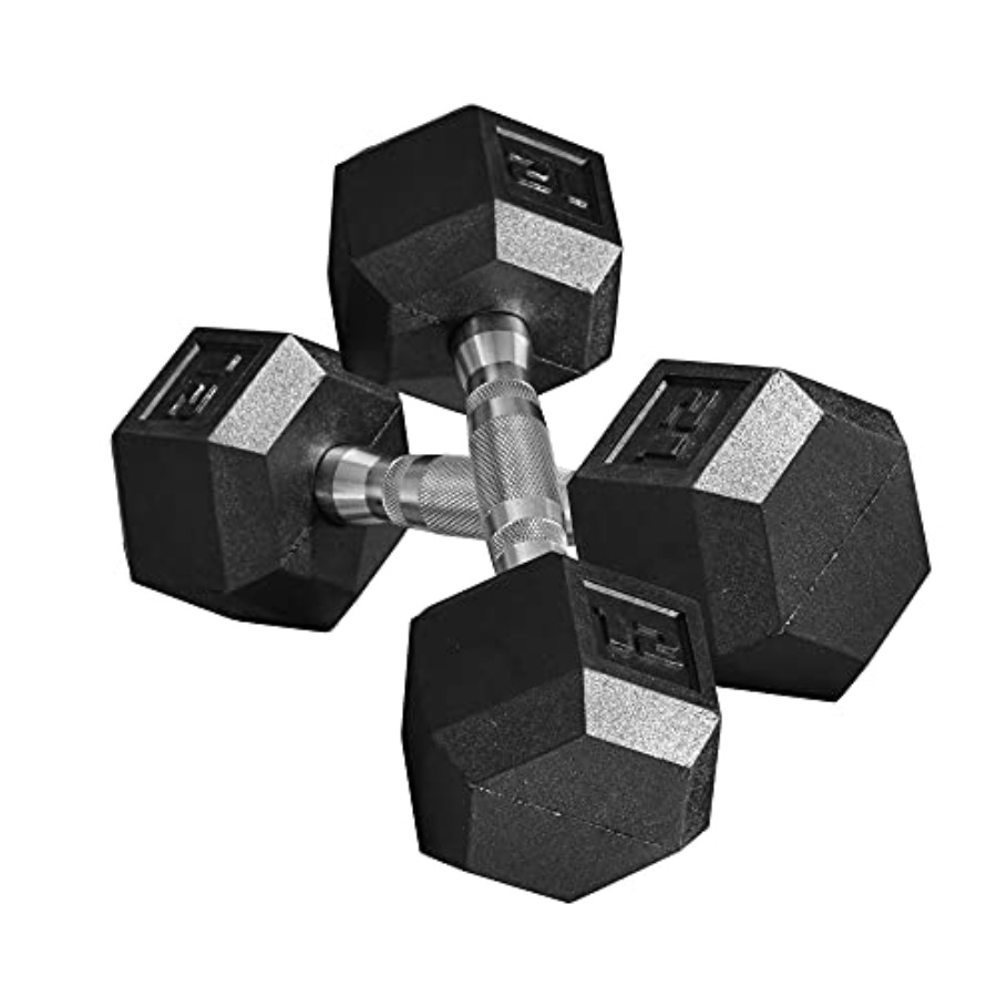 40lbs/45lbs/50lbs Rubber Dumbb - đánh giá và giá Home Gym Dumbbell Set