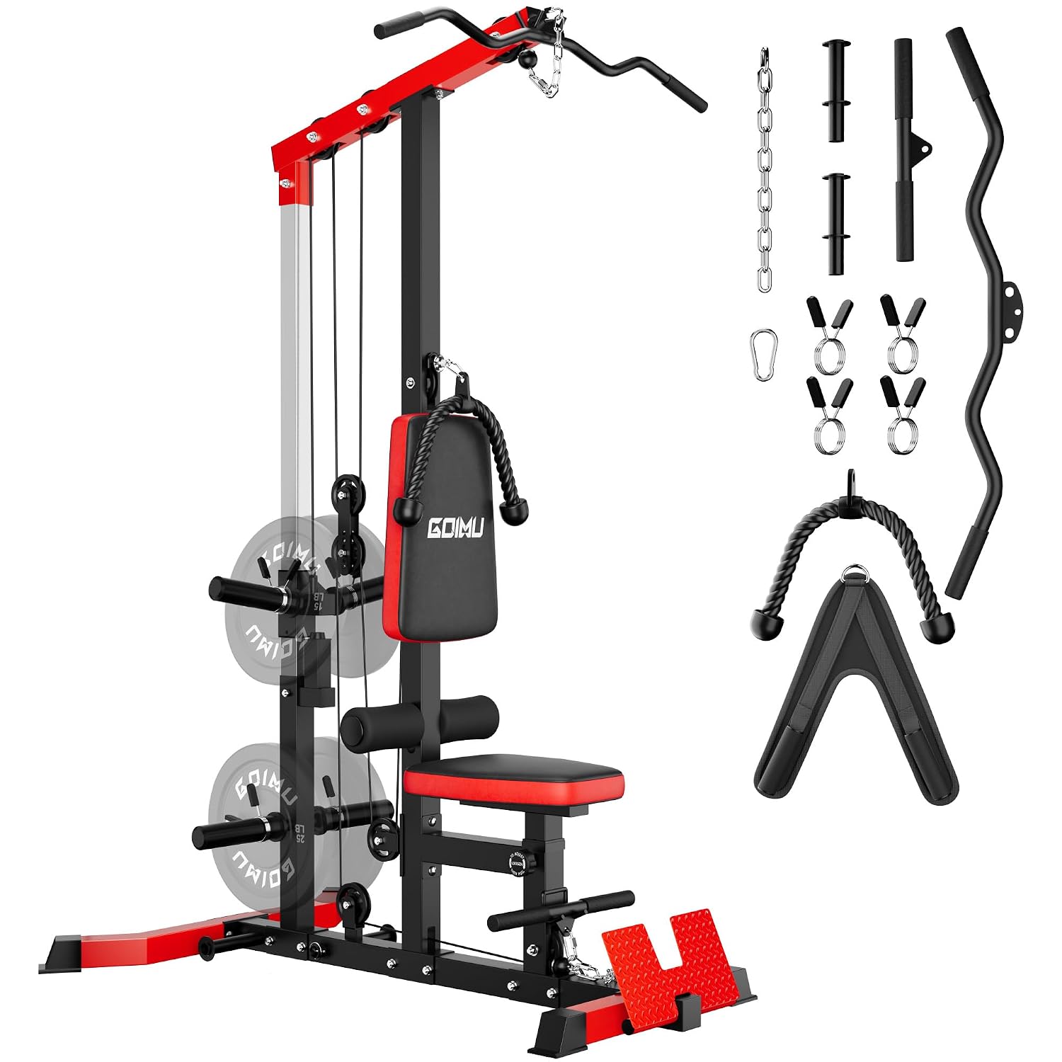 LAT Pulldown & Row Cable Machi - đánh giá và giá Home Gym Lat Pulldown