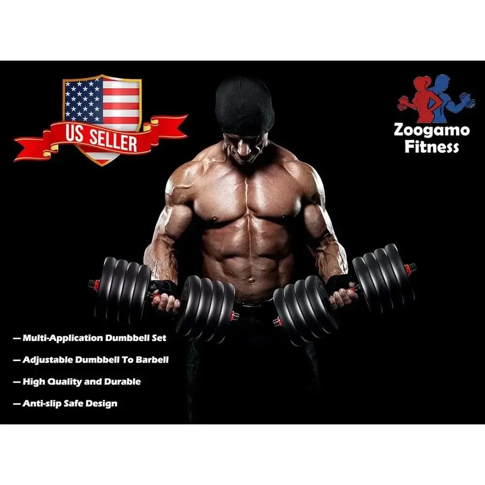88-110 Lbs Adjustable Dumbbell - đánh giá và giá Home Gym Dumbbell Set