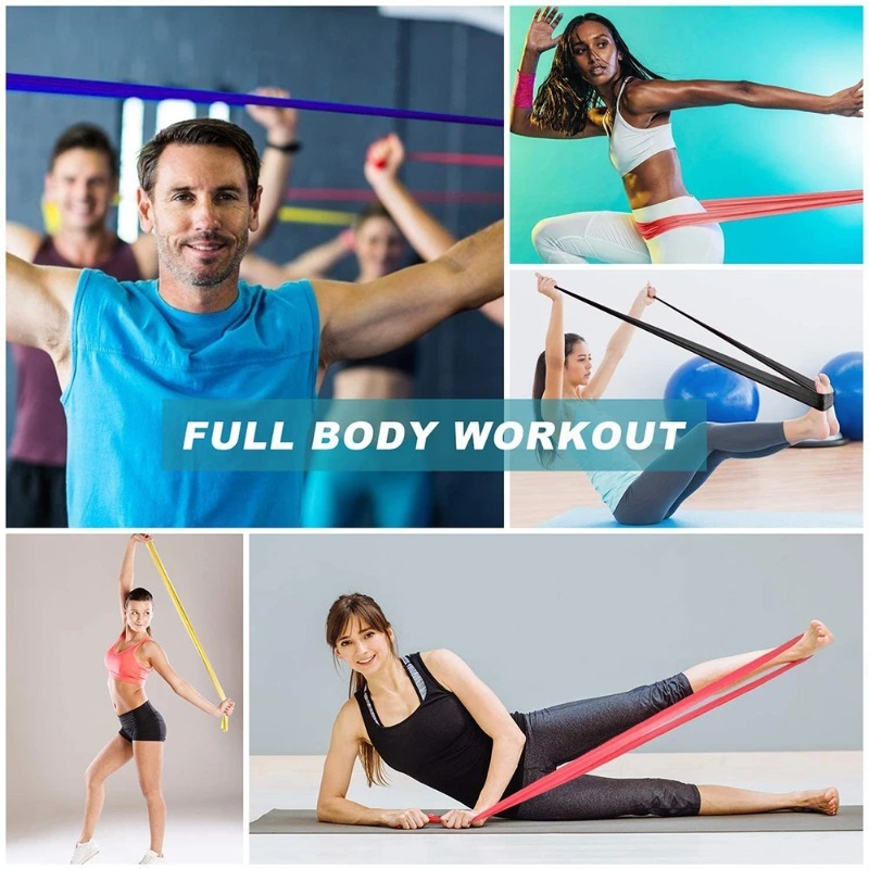 Natural Latex Resistance Bands - đánh giá và giá Home Gym Resistance Machine