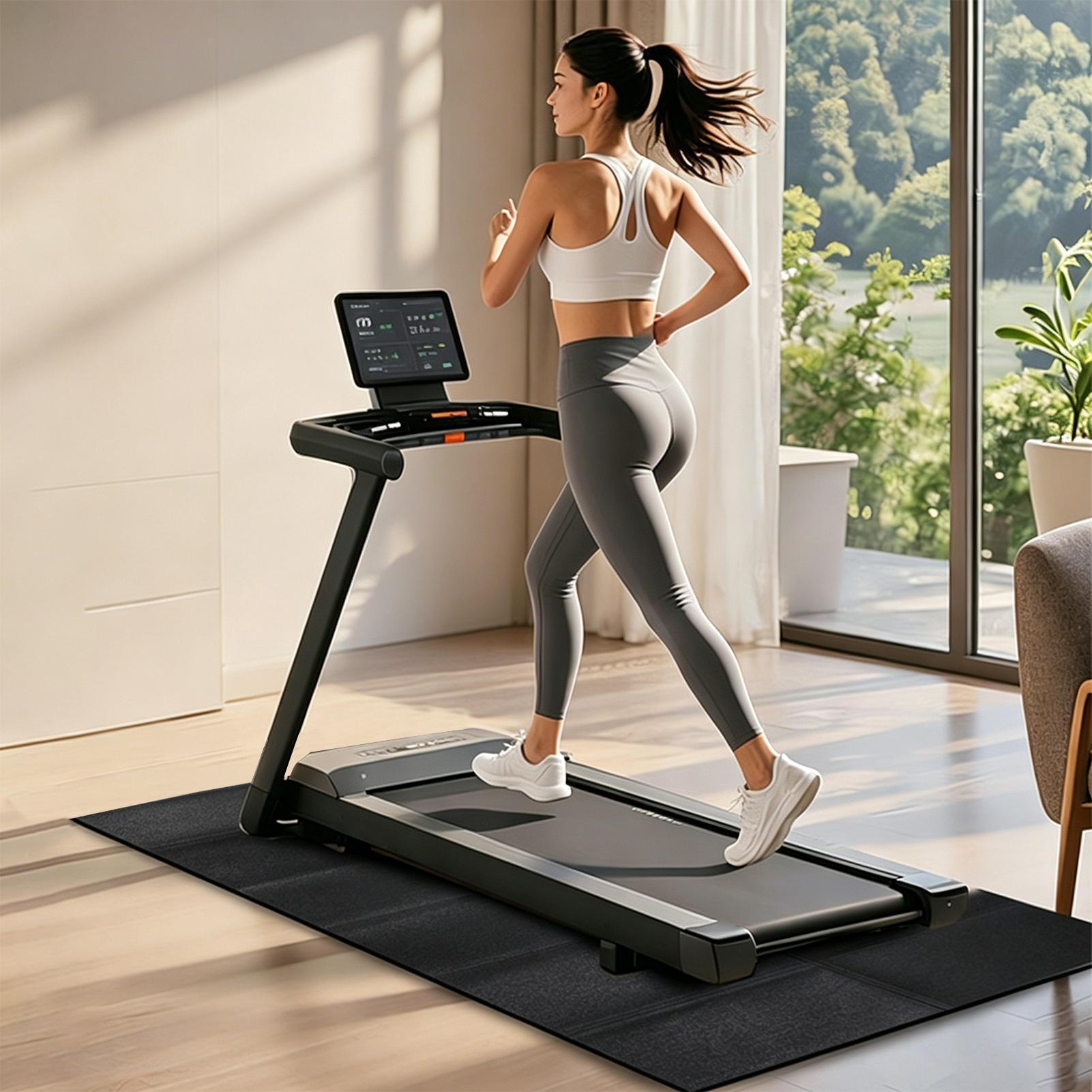 Treadmill Mat Vibration Absorb - đánh giá và giá Leg Home Gym Workout