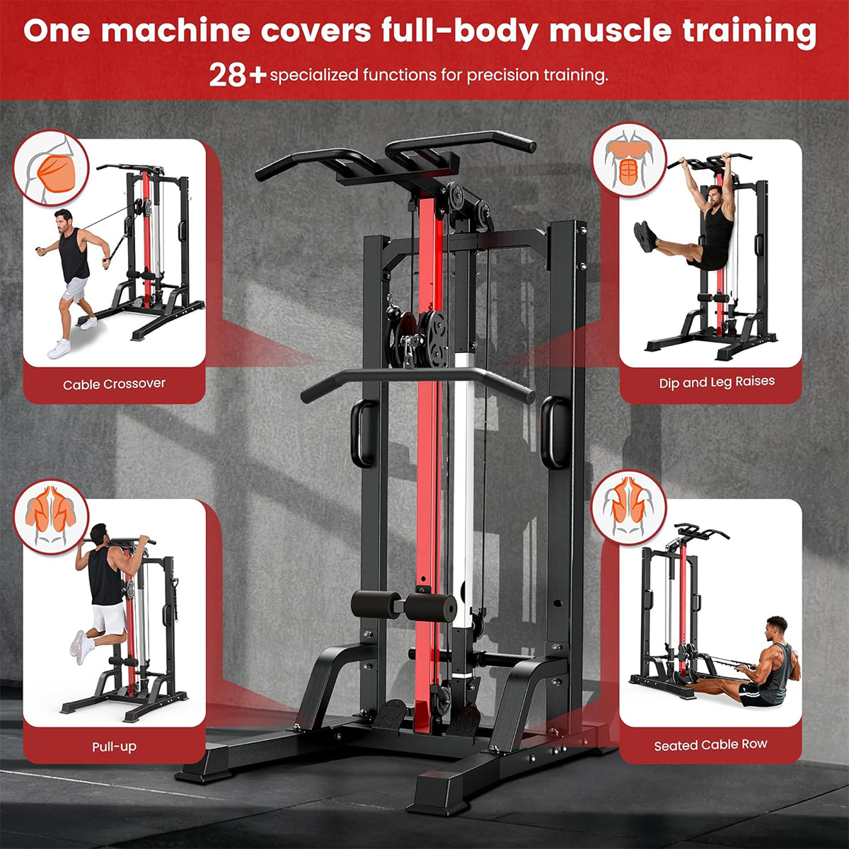 Pooboo Home Gym Machine - High - đánh giá và giá Leg Home Gym Workout