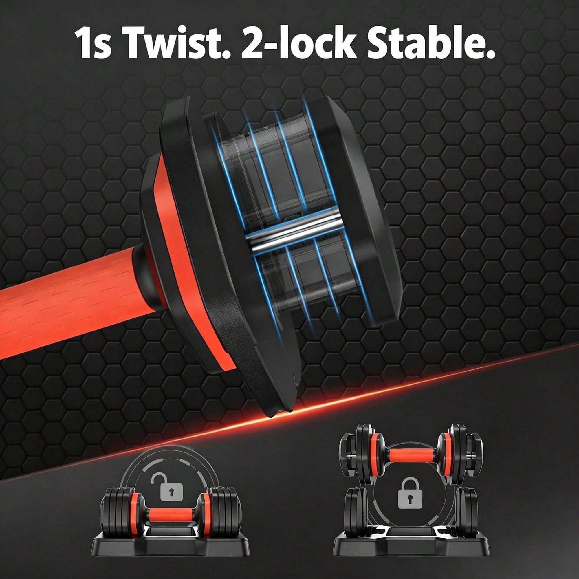 Adjustable Dumbbells Set Of 2  - đánh giá và giá Home Gym No Equipment
