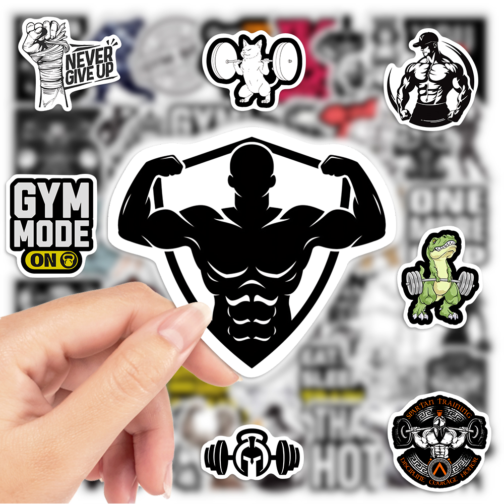 Fitness GYM Stickers Vinyl Wat - đánh giá và giá Home Gym Aesthetic