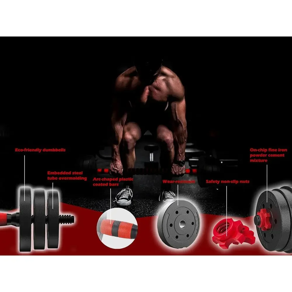 44Lb Adjustable Dumbbell Set w - đánh giá và giá Home Gym Dumbbell Set