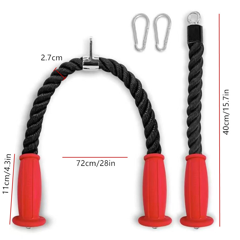 Ergonomic Tricep Ropes Non-Sli - đánh giá và giá Home Gym Online