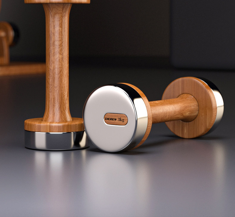 Wood & Steel Adjustable Dumbbe - đánh giá và giá Home Gym No Equipment