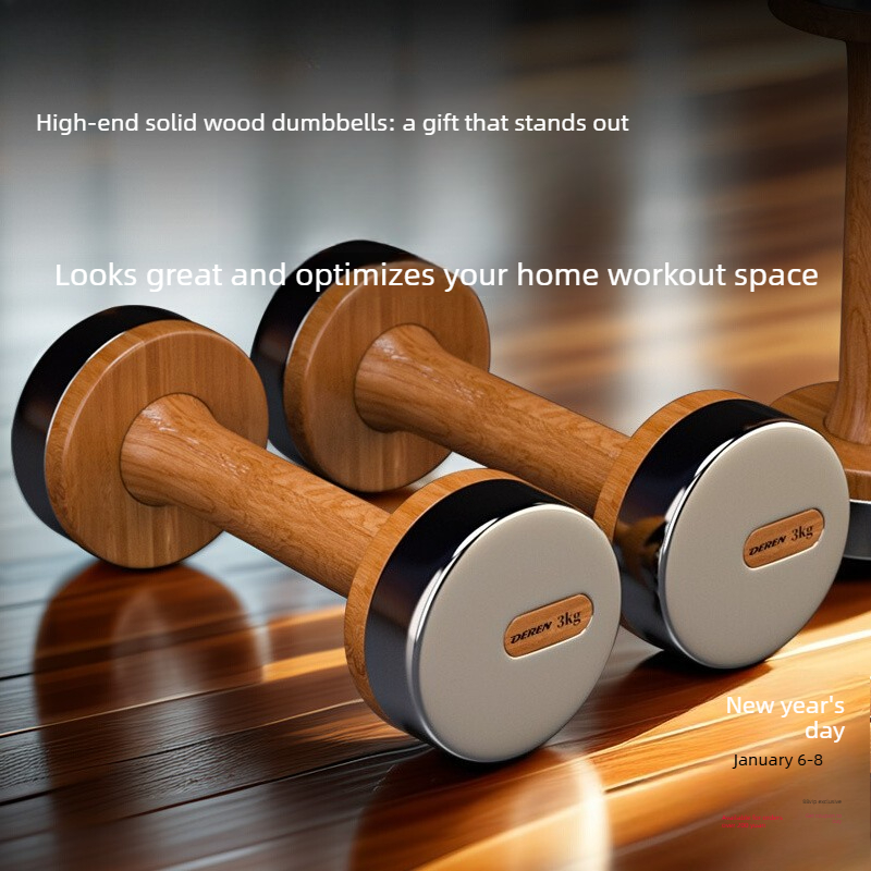Wood & Steel Adjustable Dumbbe - đánh giá và giá Home Gym No Equipment