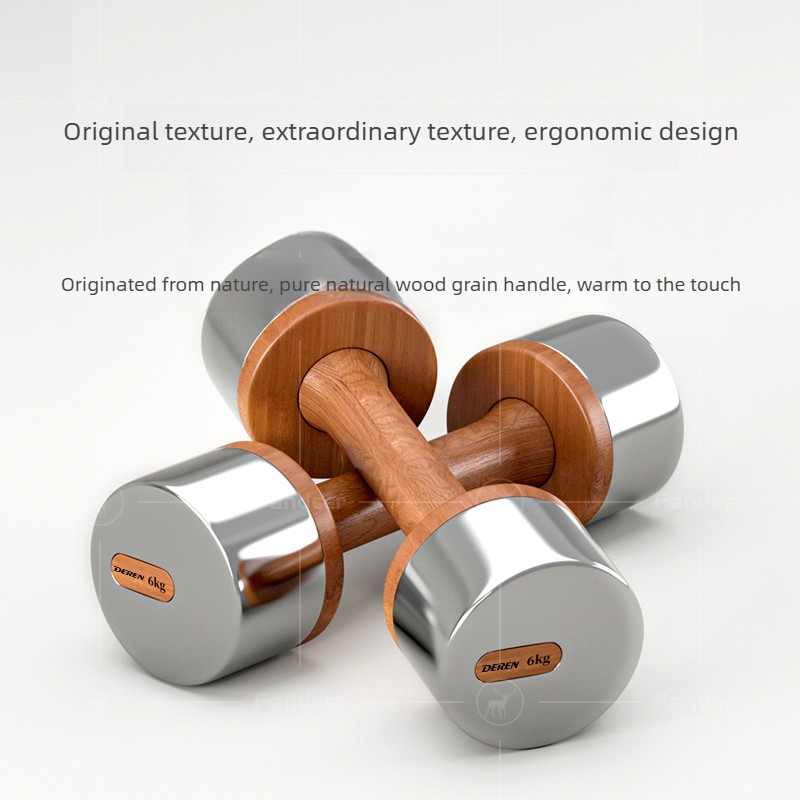 Wood & Steel Adjustable Dumbbe - đánh giá và giá Home Gym No Equipment