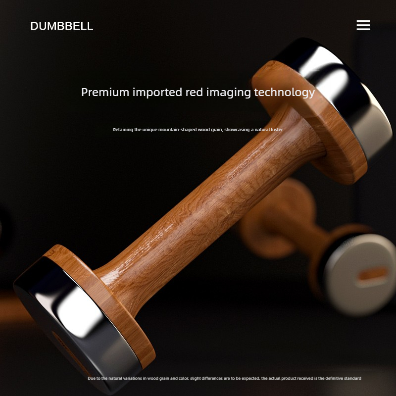 Wood & Steel Adjustable Dumbbe - đánh giá và giá Home Gym No Equipment