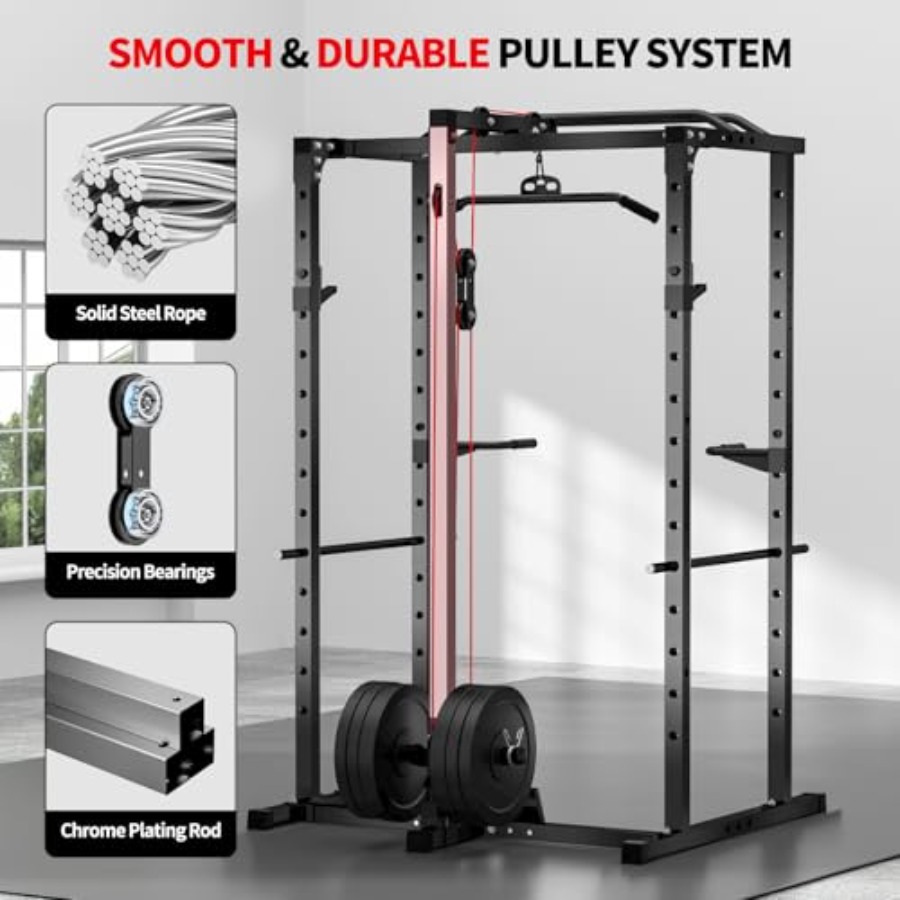 Home gym power rack with LAT p - đánh giá và giá Home Gym Lat Pulldown