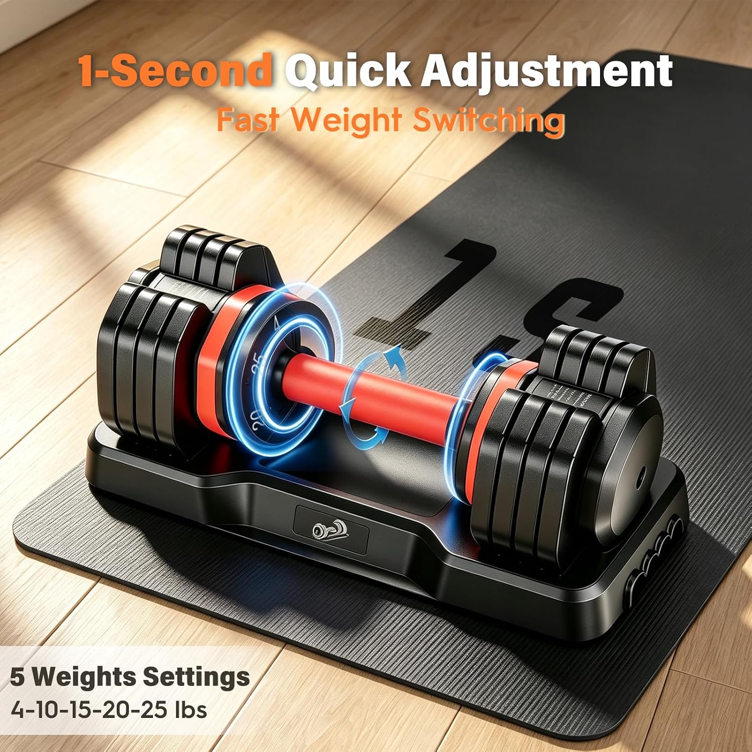 Adjustable Dumbbell Set 5/10-i - đánh giá và giá Home Gym Dumbbell Set