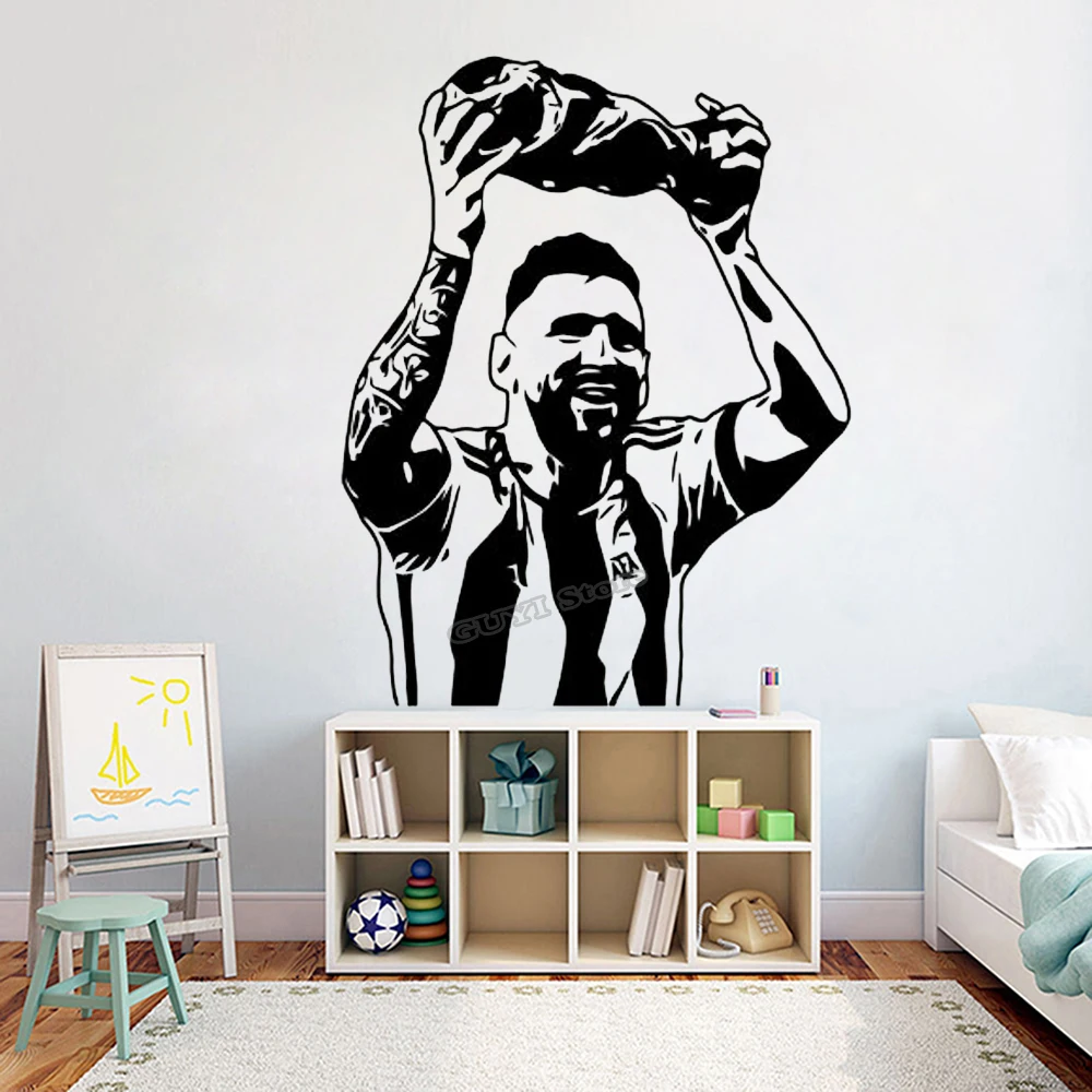 Messi Wall Sticker Vinyl Decal - đánh giá và giá Home Gym Aesthetic