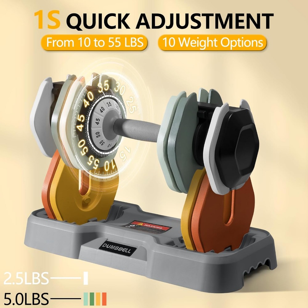 Adjustable Dumbbells Set - 25/ - đánh giá và giá Home Gym Dumbbell Set