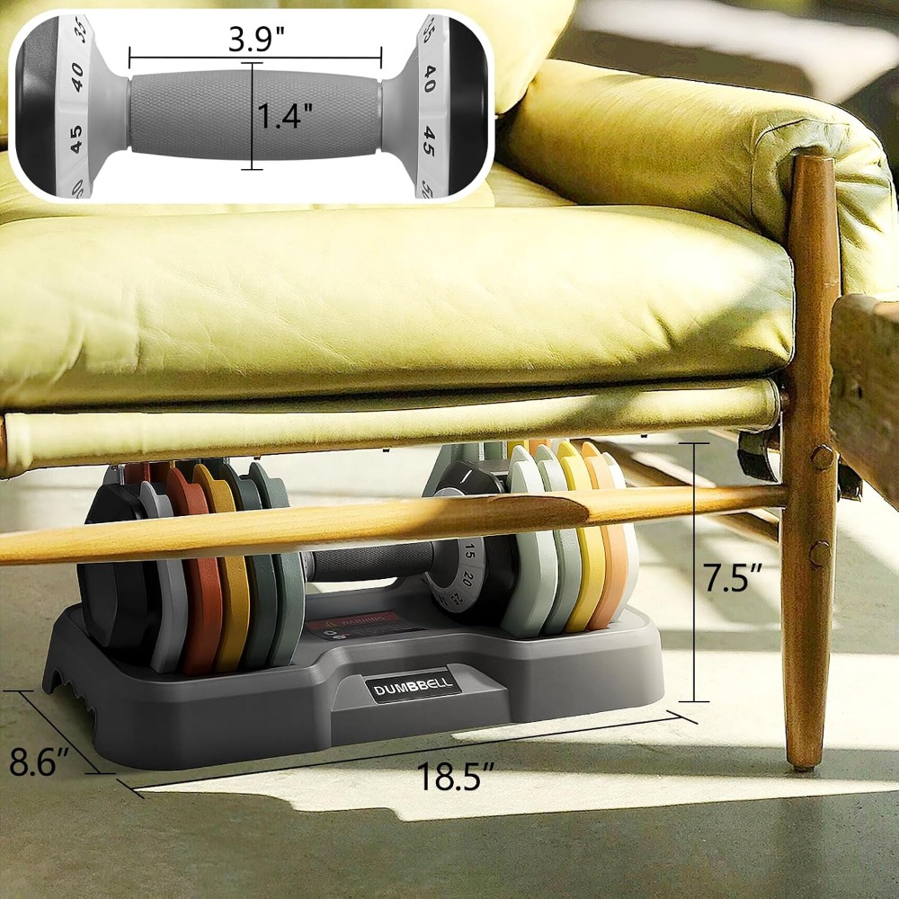 Adjustable Dumbbells Set - 25/ - đánh giá và giá Home Gym Dumbbell Set