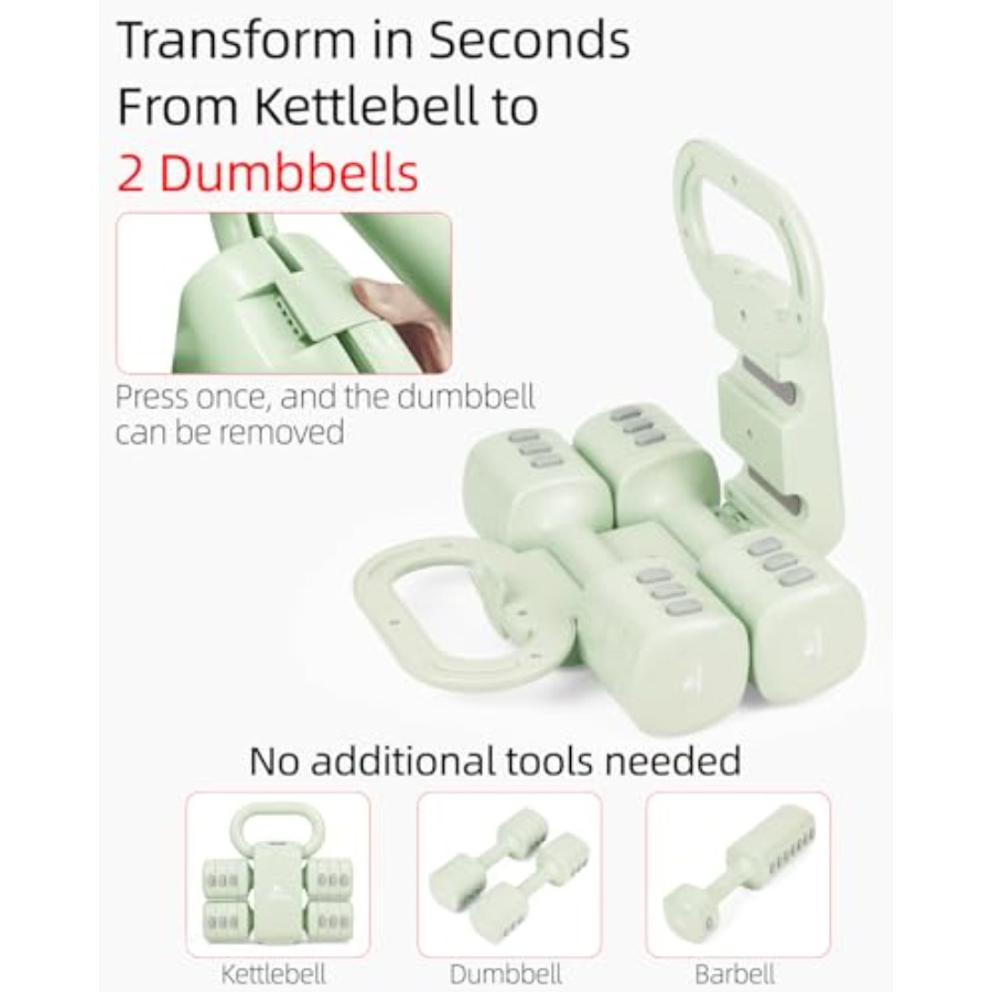 Home gym dumbbell set: 4-in-1  - đánh giá và giá Home Gym Dumbbell Set