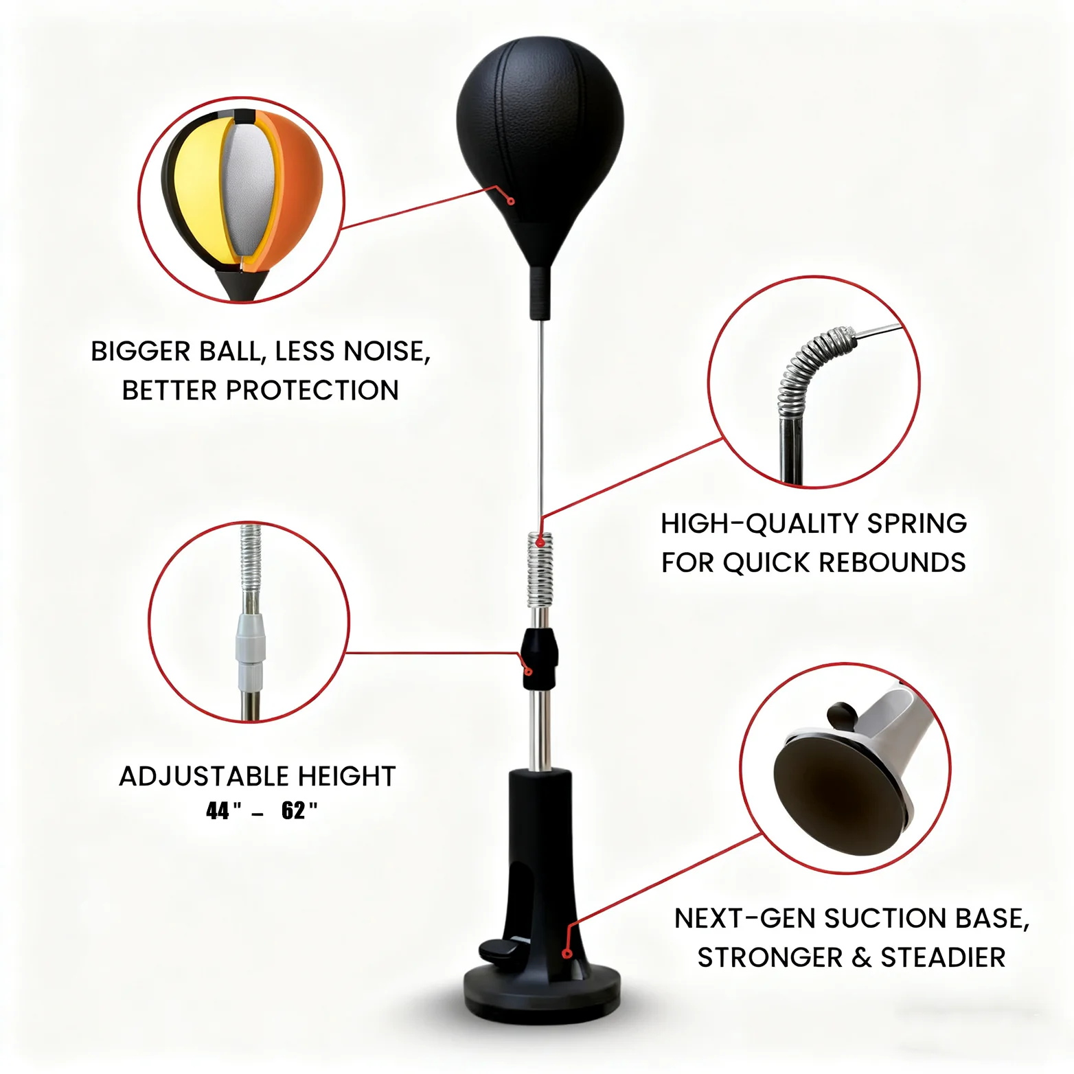 New Premium Punching Bag, Cobr - đánh giá và giá Speed Bag Boxing