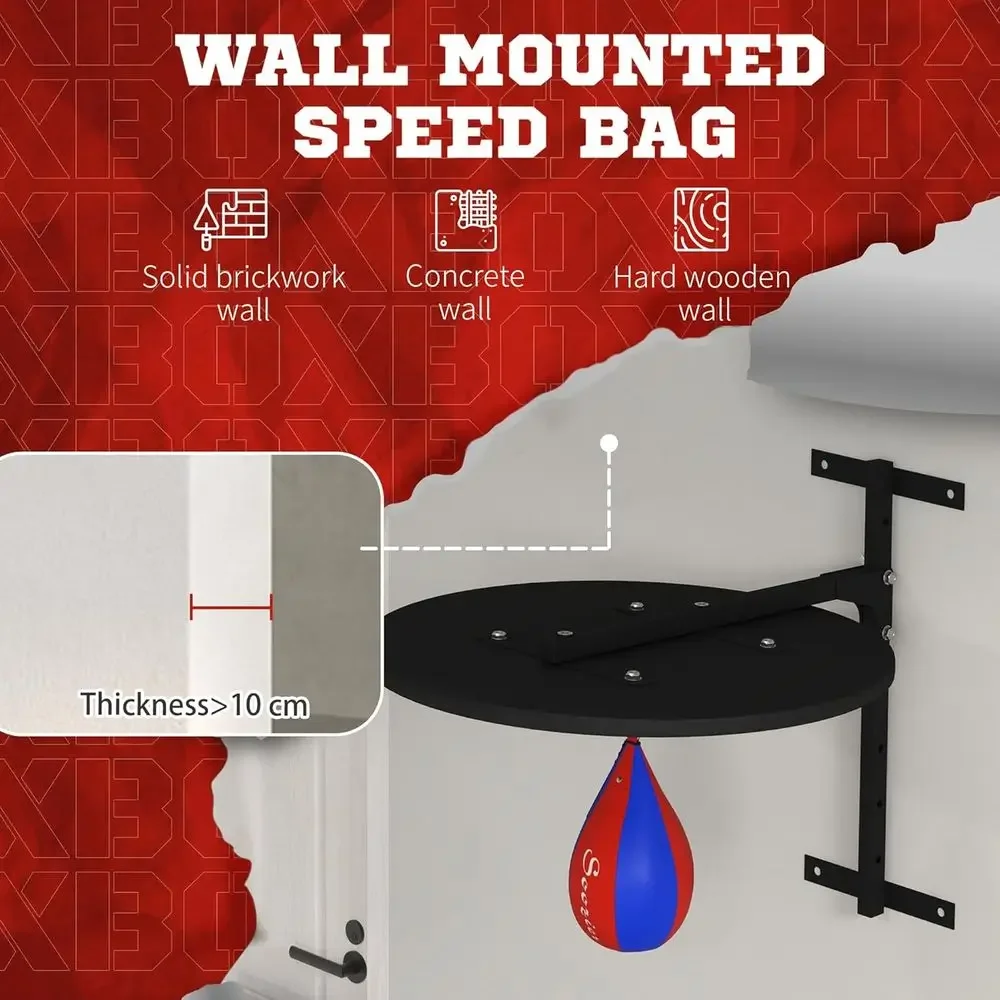 360-Degree Swivel Wall-Mounted - đánh giá và giá Speed Bag Boxing