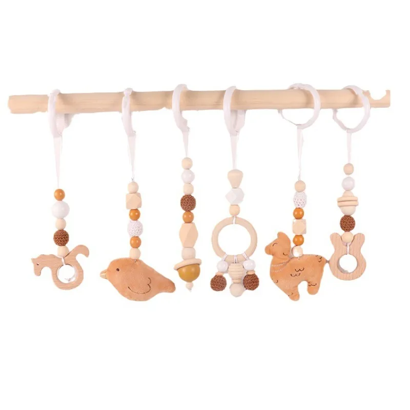 6Pcs Wooden Baby Toys Wooden B - đánh giá và giá Home Gym Aesthetic