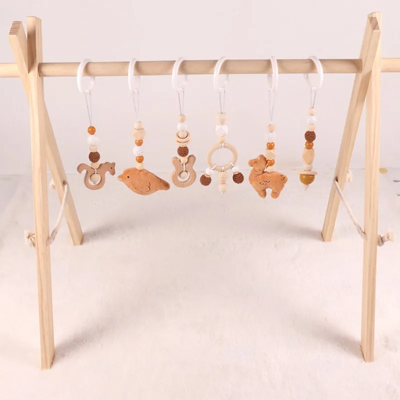 6Pcs Wooden Baby Toys Wooden B - đánh giá và giá Home Gym Aesthetic